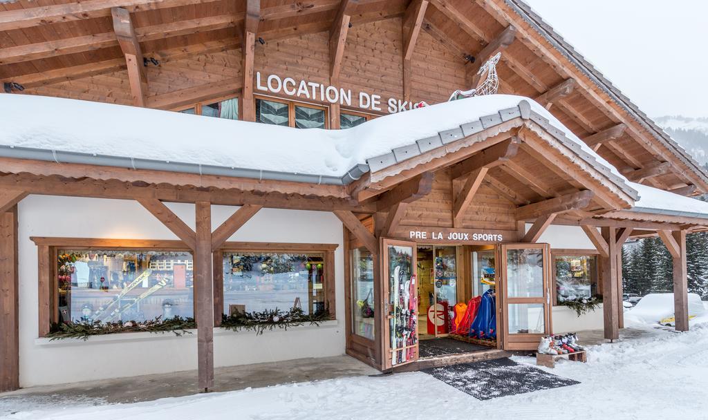 La Perdrix Blanche Hotell Châtel Exteriör bild